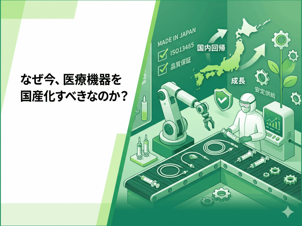 医療機器・プラスチック部品を国産化（国内回帰）するメリット