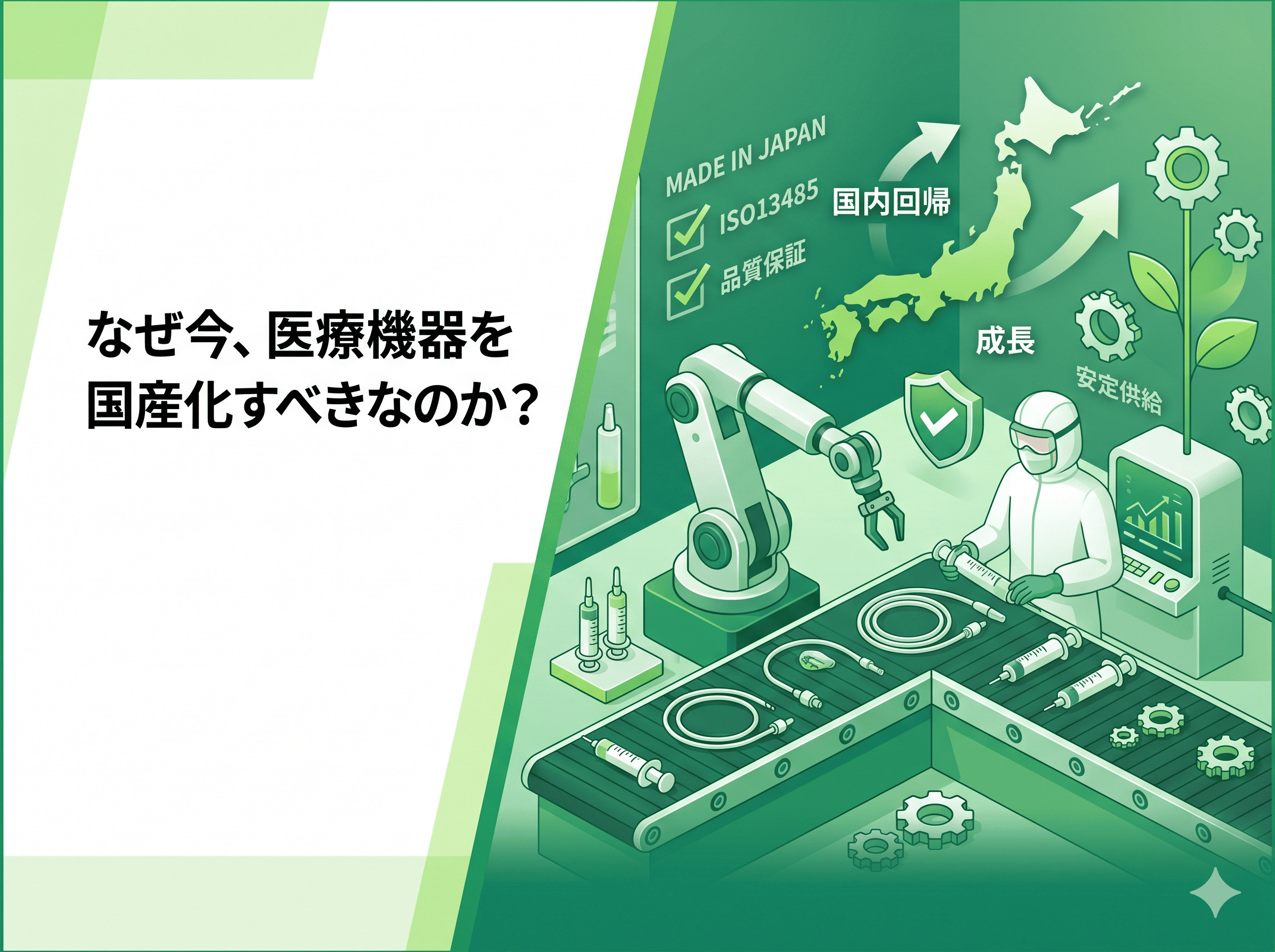 医療機器・プラスチック部品を国産化(国内回帰)するメリット